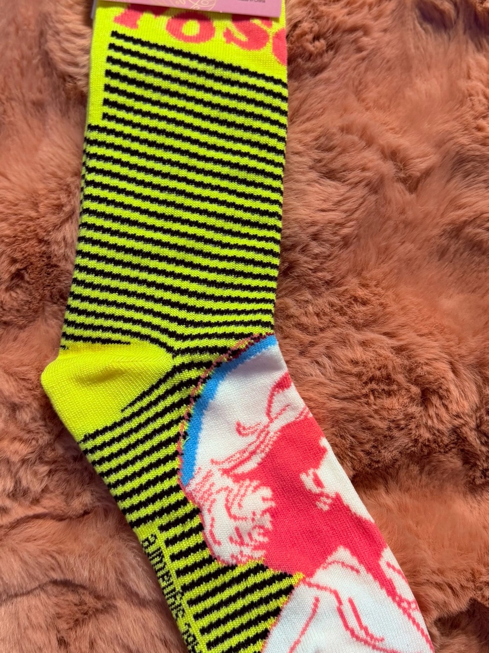 NWT Golden Girls Rose Nylund Betty White Crew Socks Size 9-13